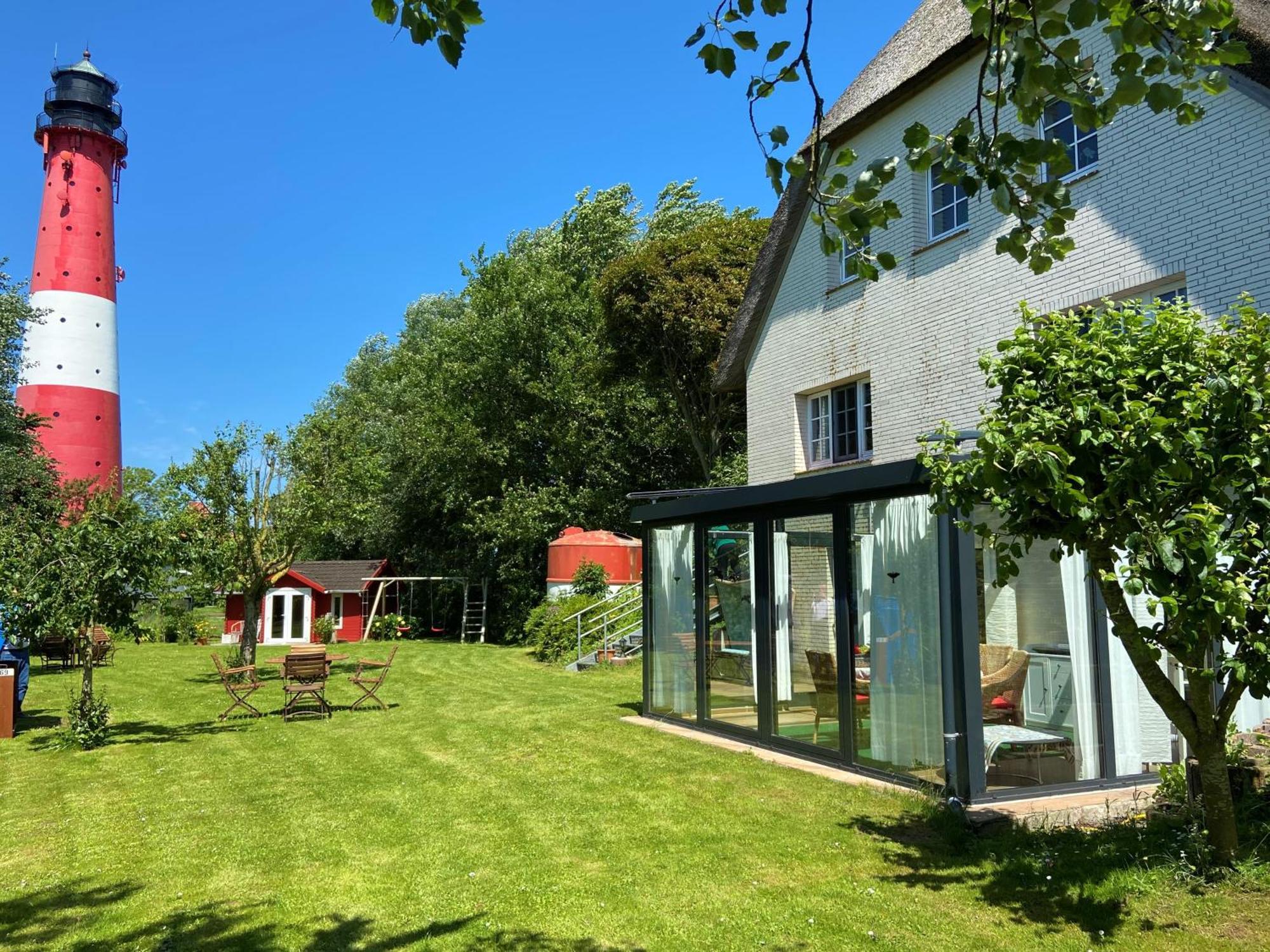 Ferienwohnung Haus Am Leuchtturm Pellworm Exterior foto
