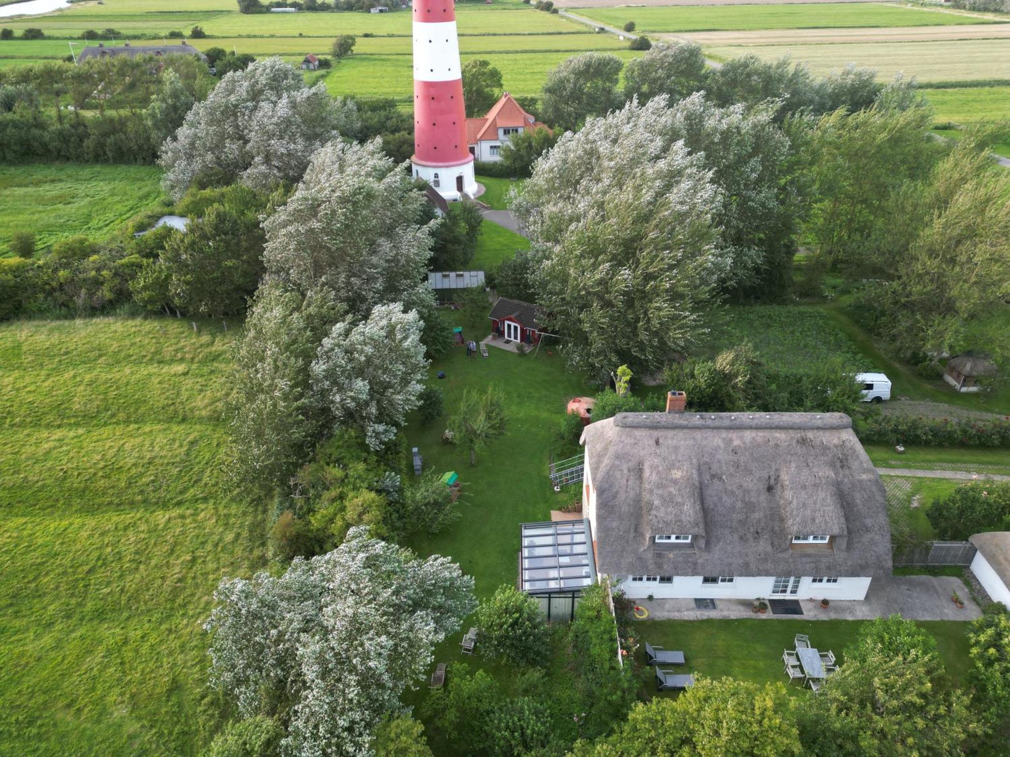 Ferienwohnung Haus Am Leuchtturm Pellworm Exterior foto